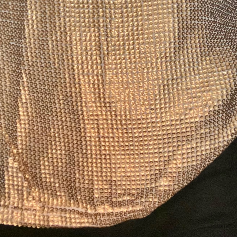 Vintage Gold Sequinned tank top. 
From brand Nuon - Picture 4 of 4